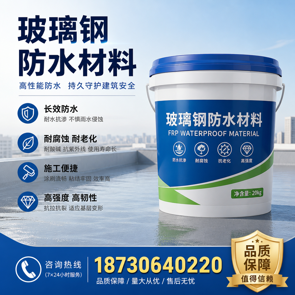 专家解析:玻璃钢防水材料的市场前景分析在 漯河
